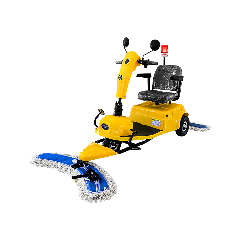 三轮电动尘推车车间商超车站地面保洁拖地车