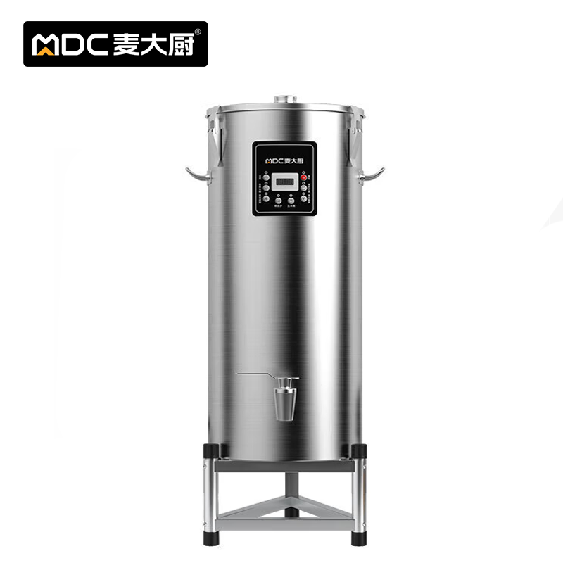 榨汁机 麦大厨 MDC-ZZC17-DJJ-ZZK-40L 按键式 不锈钢色 40L 有网研磨