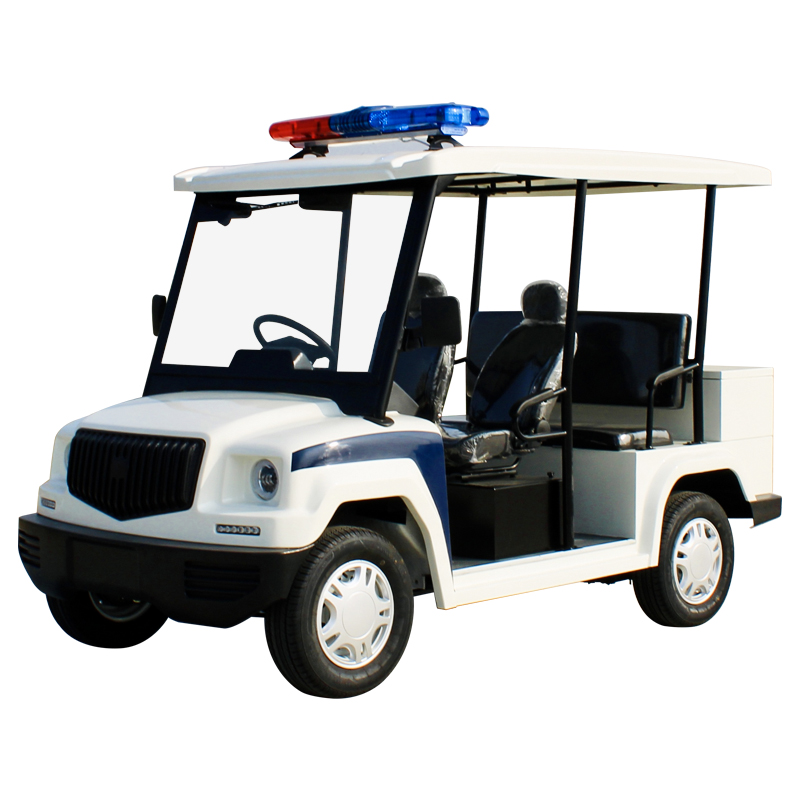 两排五座电动巡逻车园区代步巡检车