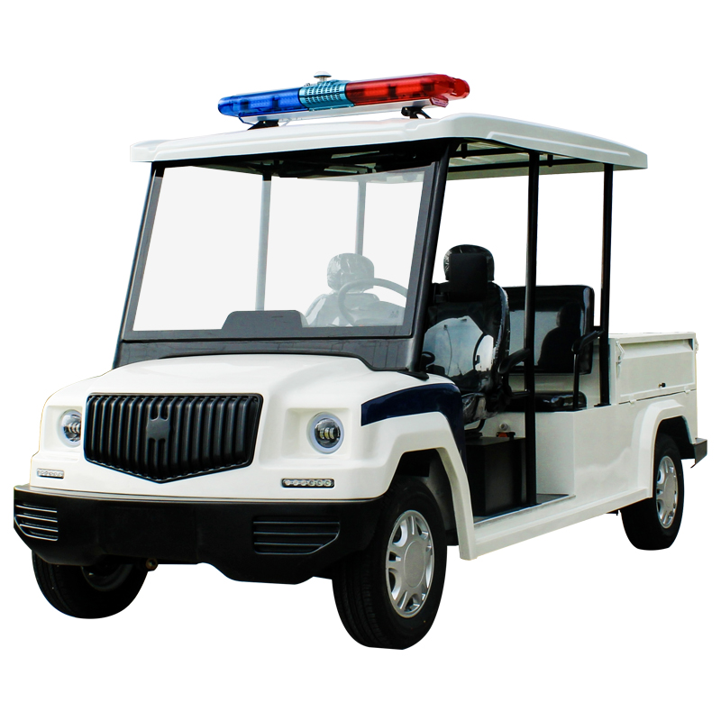 四轮电动巡逻车带货斗园区代步车