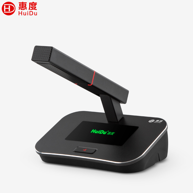 惠度（HuiDu）SR-H2专业有线会议麦克风会议演讲新闻主持广播话筒方管台式桌面式短杆远距离拾音麦克风