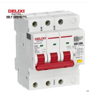 小型漏电断路器DZ47sLES 上进线 3P C型 32A