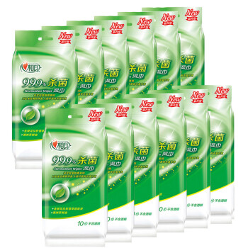 12XCA001（包装）心相印卫生系列单片装湿巾12包