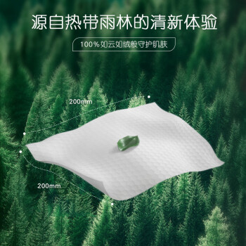 3XCD060（袋装）心相印棉柔系列60片装洗脸巾3袋装（卷式袋装）