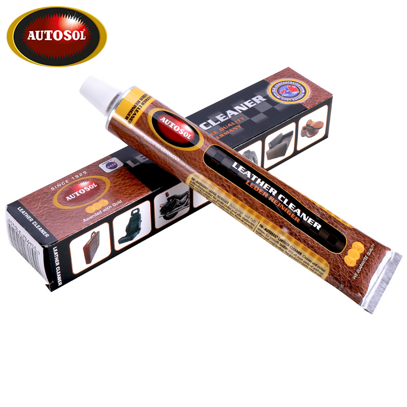 欧德素（AUTOSOL）进口皮革清洁膏 多功能去污清洁膏 皮衣包清洁膏 鞋油皮革皮具真皮沙发清洗护理膏 75ml