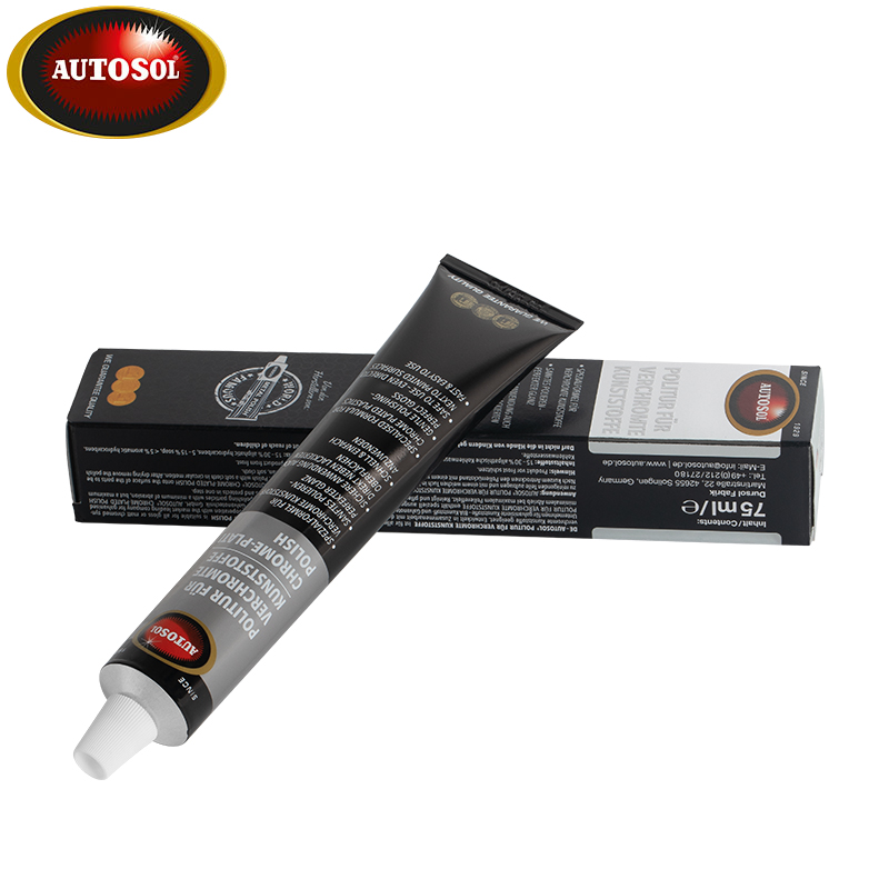 欧德素（AUTOSOL）镀铬擦亮膏 抛光膏 五金轮毂划痕去污修复剂 75ml
