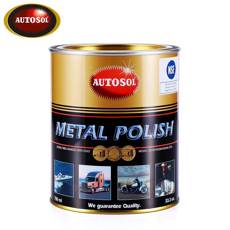 欧德素 AUTOSOL 进口金属擦亮膏 划痕修复去污除锈去氧化省铜膏抛光膏750ml