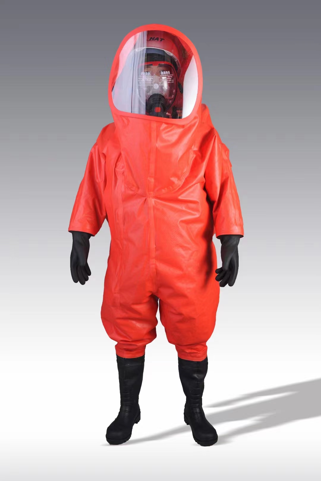 全封闭重型防化服  耐酸碱工业一级防护服  氯丁胶  2XL/44码