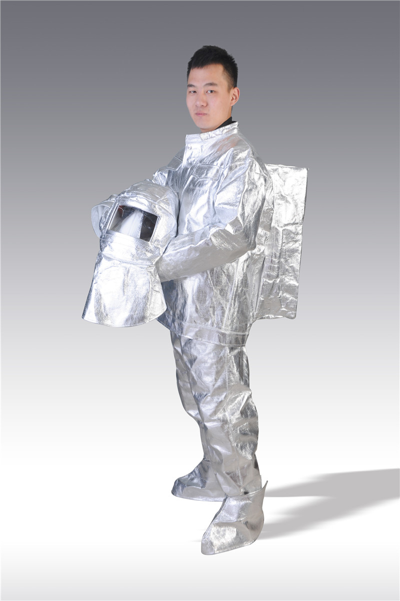 海安特 消防隔热服 1000度℃带背囊  耐高温防火服分体防烫森林火灾阻燃防护服套装 均码