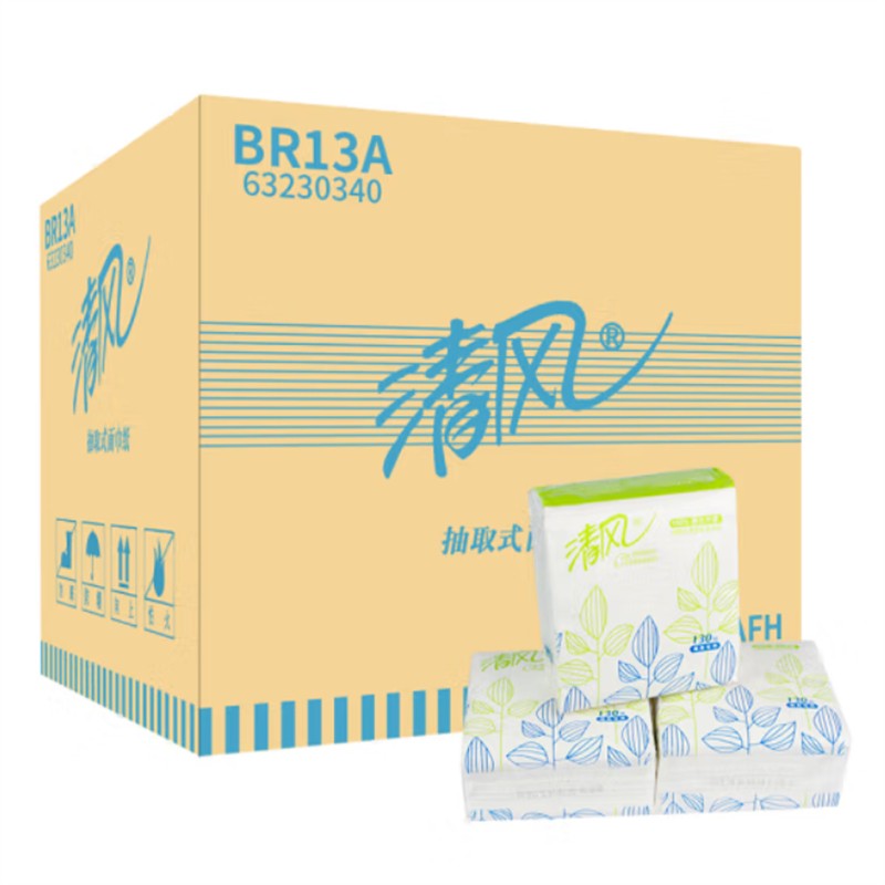 纸巾/湿巾 清风 130 1层 71-120g 96包