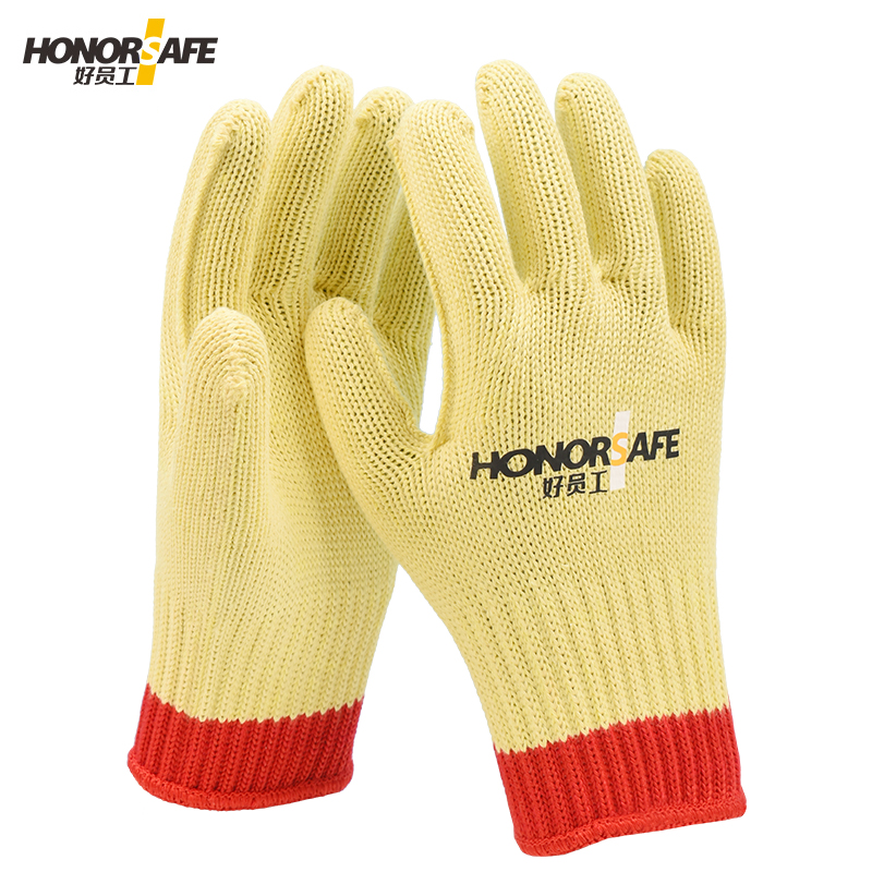 好员工F003芳纶双色防切割手套 