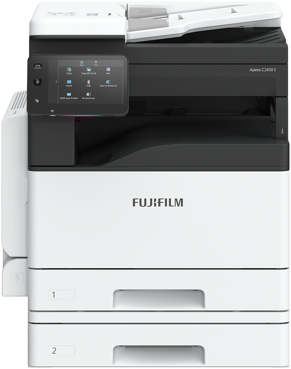 富士胶片(FUJIFILM)Apeos C2450 S彩色A3复印打印机办公多功能一体机复合机 (SC2022CPS升级款)标配+双纸盒