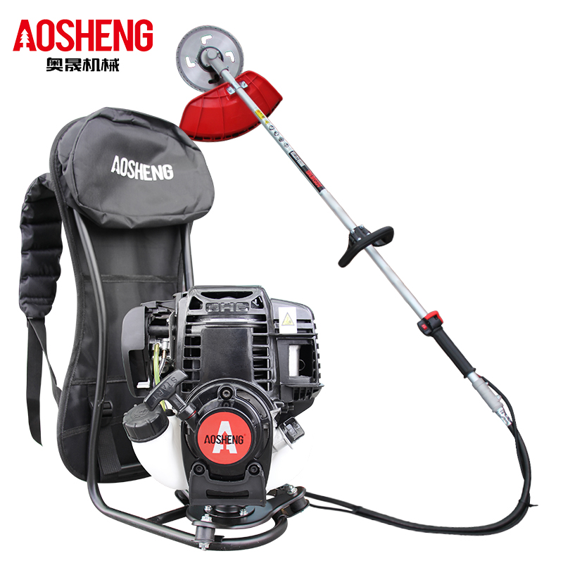 奥晟机械四冲程汽油割草机背负式割灌机打草机除草机割稻机