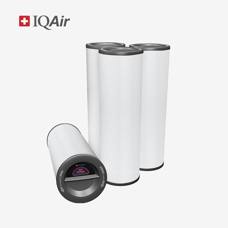 IQAir 空气净化器滤芯GCX MultiGas 除甲醛过滤筒和除尘滤网 适用GCX Series 【配件】