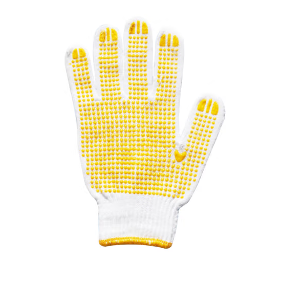 盛港（SHENGGANG）SG12 点塑纱线手套 点珠点胶防滑耐磨劳保线手套 12付/包