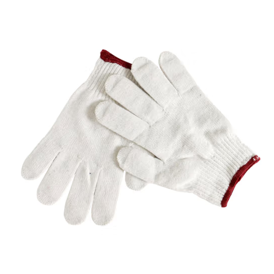 盛港（SHENGGANG）600克纱线手套 棉线加厚耐磨工地车间工作劳保手套（紫口）12付/包