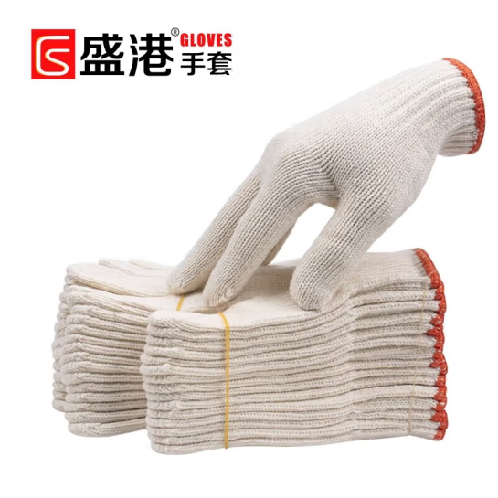 盛港（SHENGGANG）劳保线手套12双/包加厚棉纱线工地干活SG-820 820克特级灯罩棉-12双