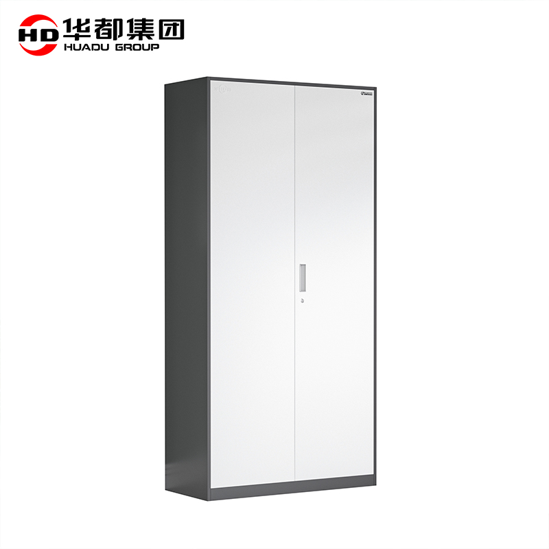 华都 ZYX-06S  窄边灰白对开文件柜  1850*900*400mm
