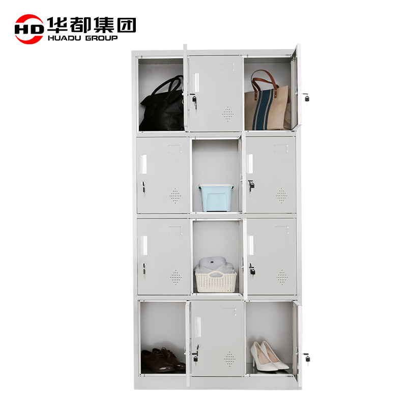 华都 HDXG-39  不锈钢201十二门更衣柜  1800*900*350mm