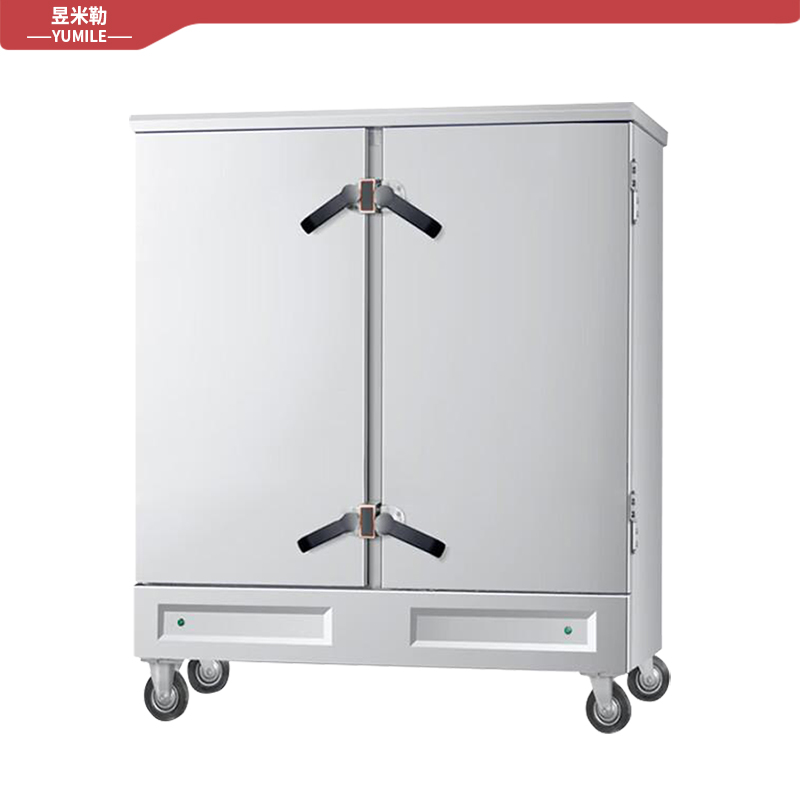 商用经济型电气两用双门24盘380V蒸饭柜 食堂单位学校米饭包子馒头面食蒸柜车