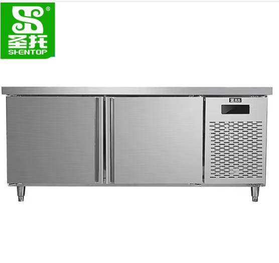 冰柜 圣托/shentop DHC06 双门 485L 无级 电子控温 银色 直冷