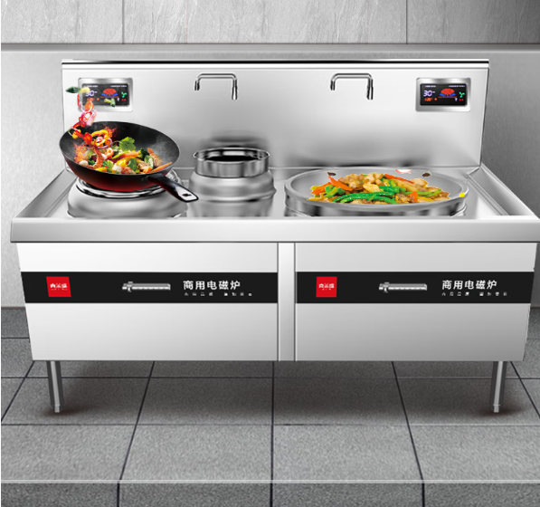 电炒灶 喜莱盛 XLS-DCL10S 双灶 磁控式 8档