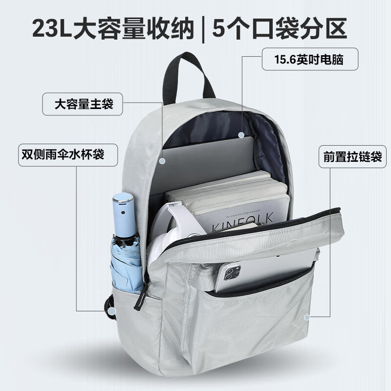 维多利亚旅行者大容量休闲背包笔记本电脑包背包6066