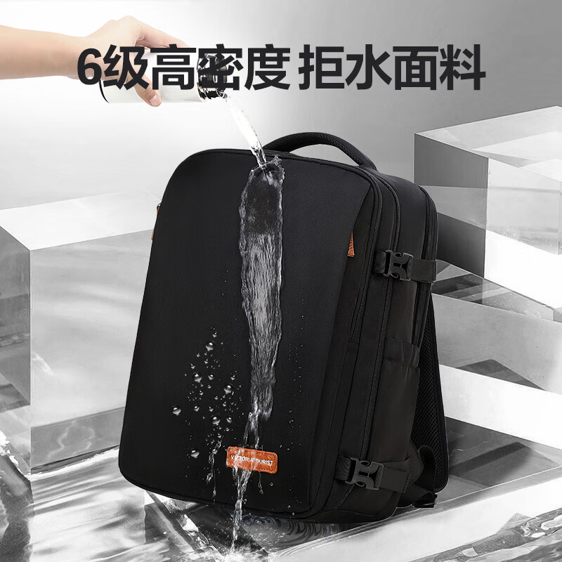 维多利亚旅行者商务休闲防盗双肩包笔记本电脑包USB充电口背包9090
