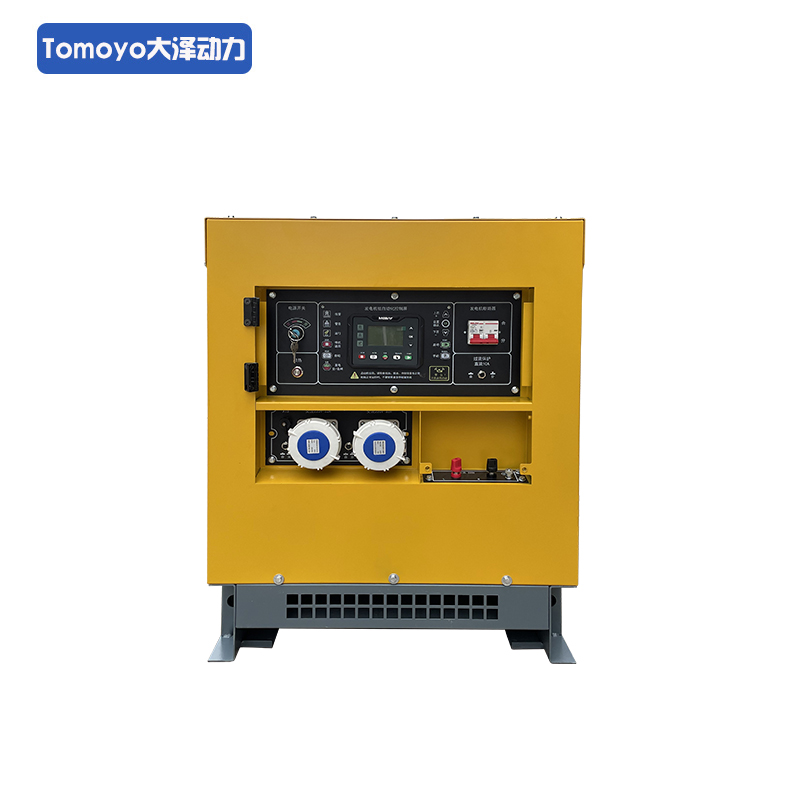 20KVA低噪音款涡轮增压柴油发电机双缸电启动单三相等功率车载电源TO22000ET
