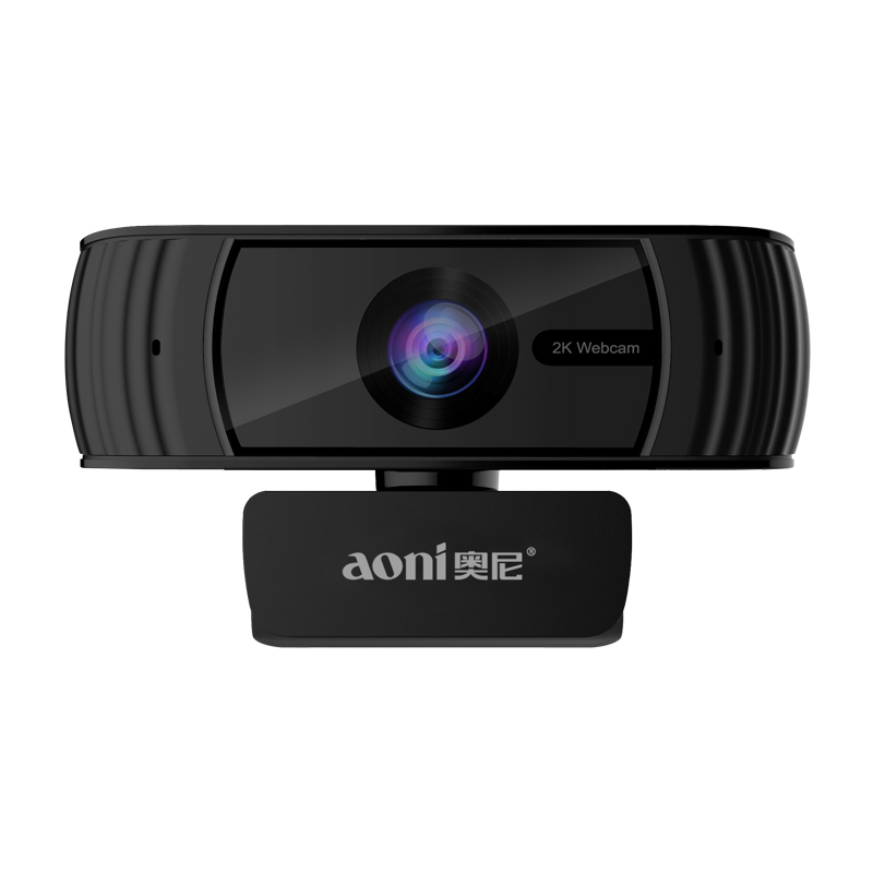 奥尼（aoni）电脑摄像头2K高清400万视频USB台式机笔记本电脑 内置双麦克风即插即用 C39