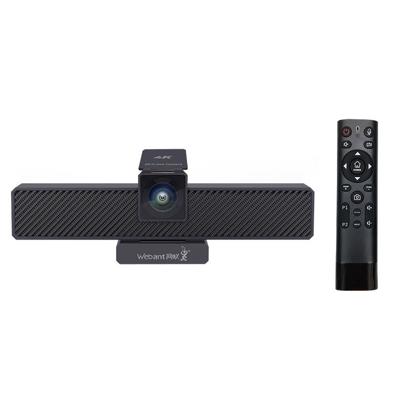 奥尼（aoni）会议摄像头电脑4K超高清120°广角带智能降噪麦克风内置扬声器免驱动C3500