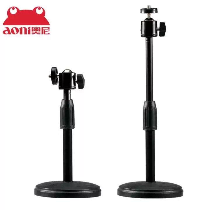 奥尼（aoni）电脑摄像头支架 桌面支架1/4标准6MM通用螺丝 多角度旋转云台任意调节 X6