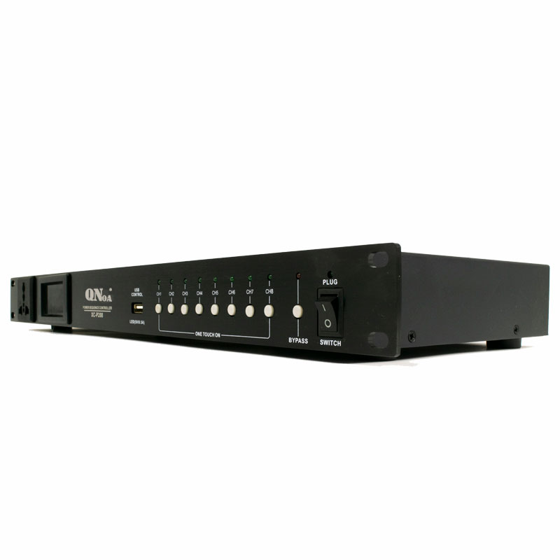 启诺 QN-V1089 带中控串口八路电源时序器