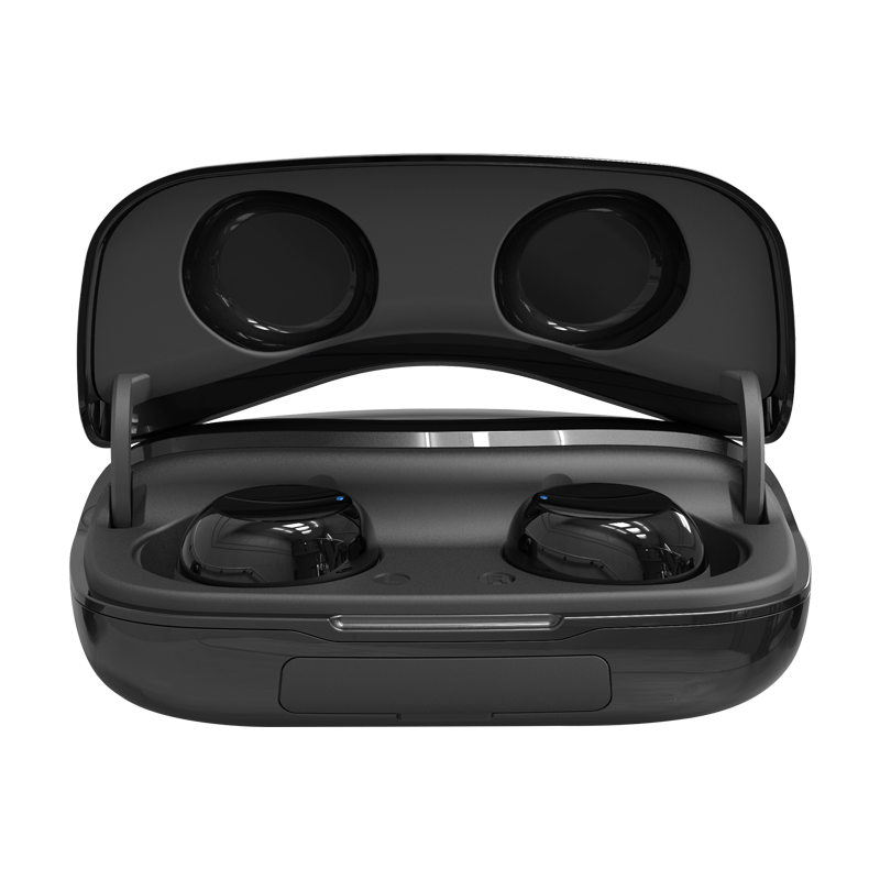 摩集客（MOGCO） S9真无线蓝牙耳机双耳降噪迷你运动入耳式防水防汗苹果安卓手机通用网红推荐充电宝 黑色