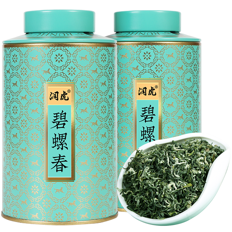 【润虎】传蕴系列 碧螺春(绿茶)250克（125克*2）