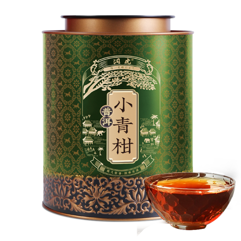 【润虎】传蕴大罐 小青柑柑普茶500克装
