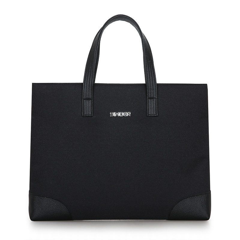 斯莫尔（SIMOER）SL-528 黑色公文包男牛津布手提包商务文件包收纳档案袋文件袋资料袋