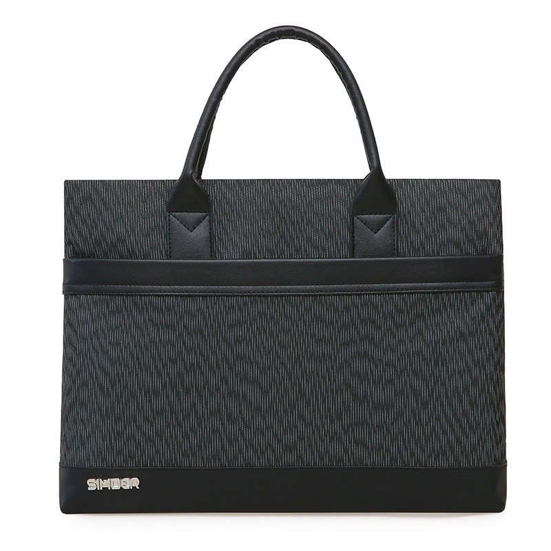 斯莫尔（SIMOER）SL-536黑色公文包男事务包手提包 手提袋文件夹档案袋文件袋防水商务包