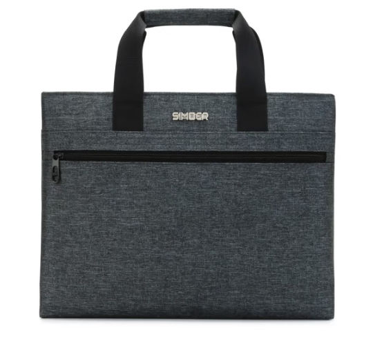斯莫尔（SIMOER）SL-5533灰色公文包男事务包手提包 手提袋文件夹档案袋文件袋防水商务包