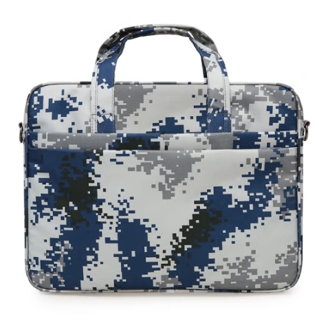 斯莫尔（SIMOER）SL-827迷彩蓝迷彩包公文包大容量手提文件包事务包