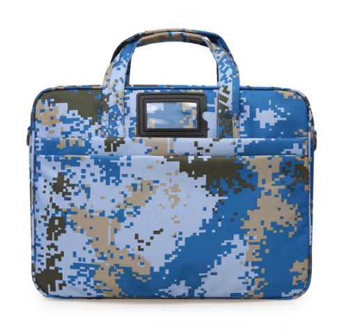  斯莫尔（SIMOER）SL-827海洋蓝迷彩包陆军海军空军迷彩绿电脑包文件包公文包手提包