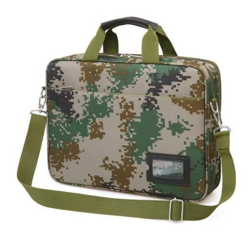 斯莫尔（SIMOER）SL-830迷彩绿迷彩包公文包男事务包手提包 单肩斜跨包文件夹手提袋文件袋