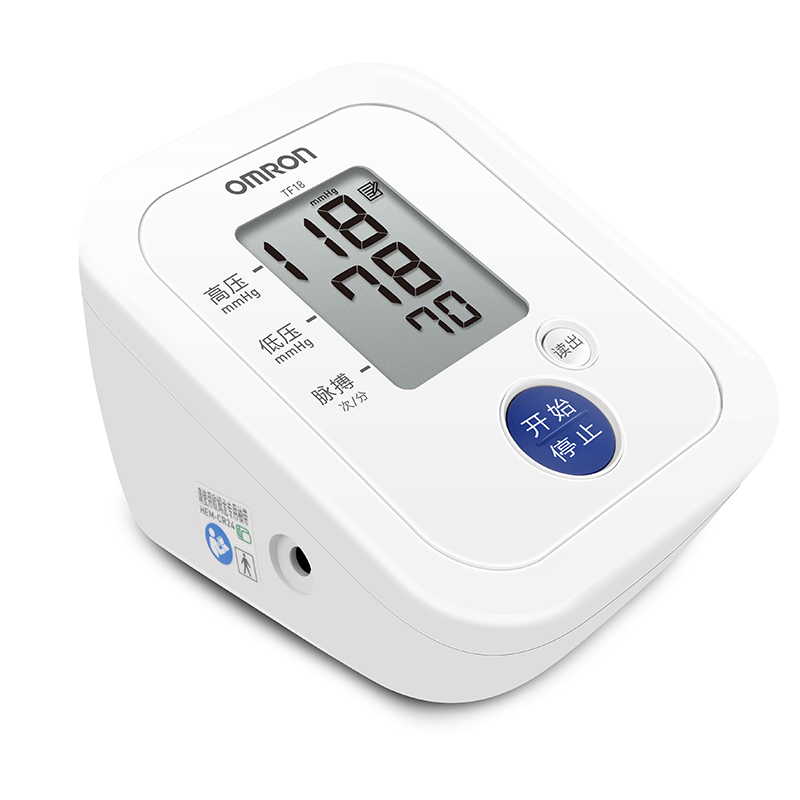 欧姆龙（OMRON）电子血压计家用上臂式医用测量血压仪智能全自动礼品实用送老人TF18