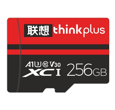 联想thinkplus 存储卡U3 V30 4K超高清拍摄 监控存储卡/相机内存卡SD卡 TF卡 读速100MB/s【256G】