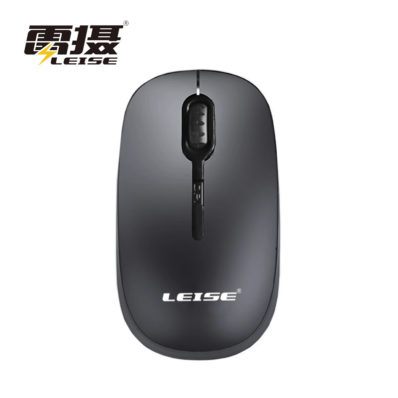 雷摄无线鼠标 办公鼠标键盘 便携鼠标 笔记本鼠标 电脑鼠标 黑 带无线2.4G接收器 黑色 LS-M101无线鼠标