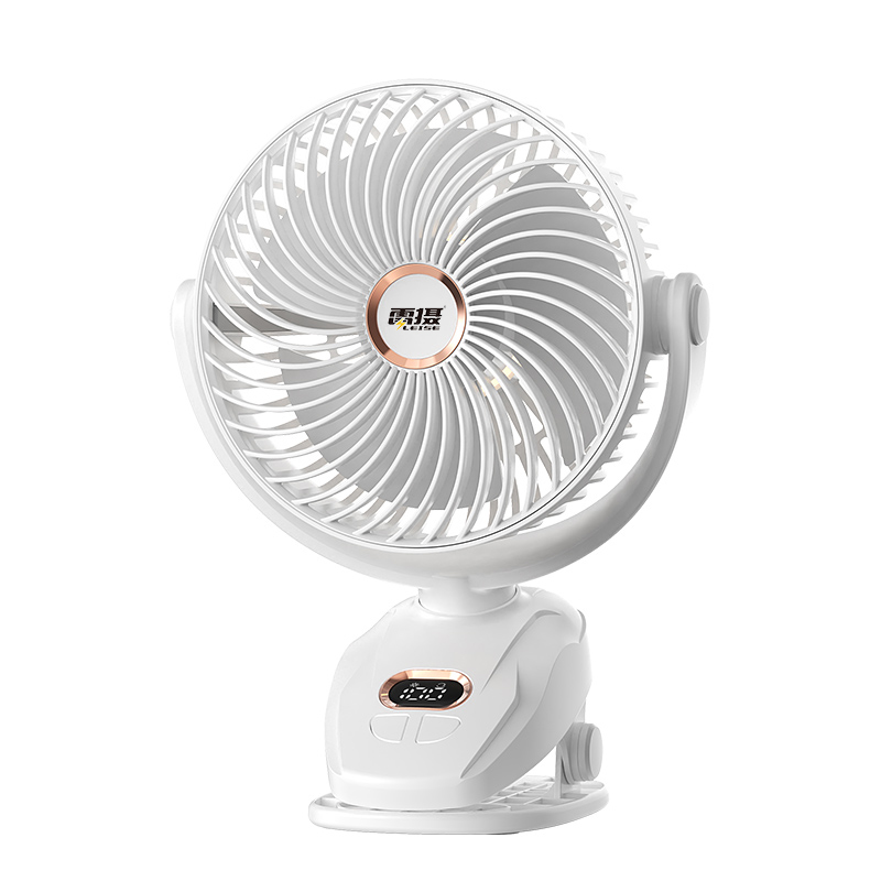雷摄 桌面风扇迷你轻音大风力小电扇家用卧室学生宿舍办公室台式桌面扇台夹扇小型可车载风扇 LS-YF866 夹子风扇