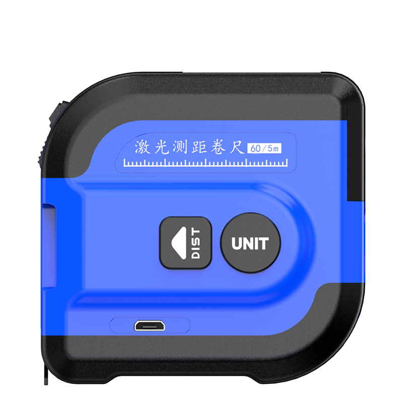 精明鼠（NOYAFA）测距仪 激光测距卷尺5米 红外线测量尺电子数显钢卷尺量房仪木工尺子 NF-2260L 60米测距锂电款