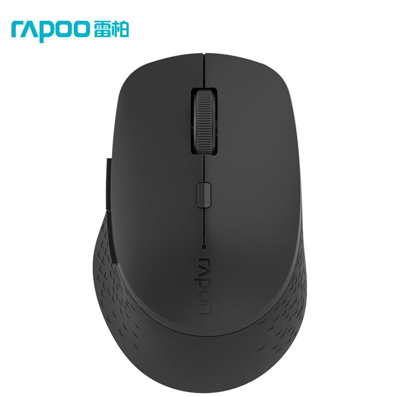 雷柏（Rapoo） M300G 无线蓝牙鼠标 办公鼠标 轻音鼠标 便携鼠标 人体工程学 电脑鼠标 笔记本鼠标 深灰色