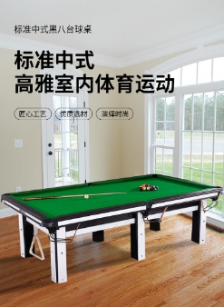 台球桌 英辉/INVUI X60G 8球台球桌 九尺台