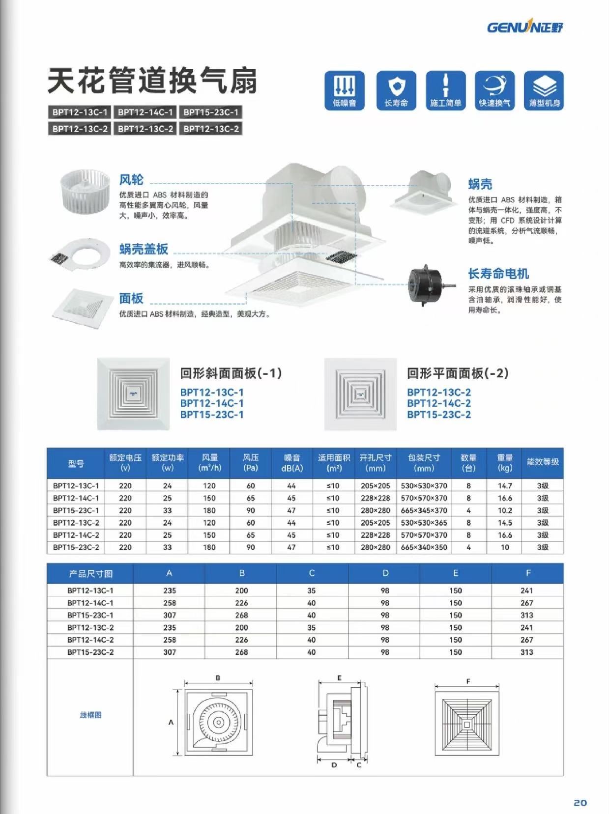 排风扇/换气扇/风机